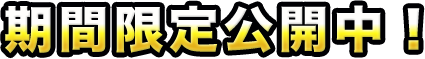期間限定公開中！